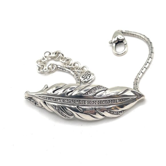 Brighton Ice Feather Bracelet - 4863 - Picture 2 of 2